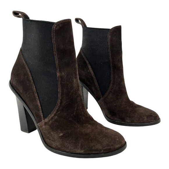 Via Spiga Womens Size 5.5 Brown Maila Suede Ankle Boot - Picture 1 of 7